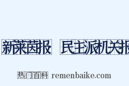 新莱茵报·民主派机关报是什么意思的图片